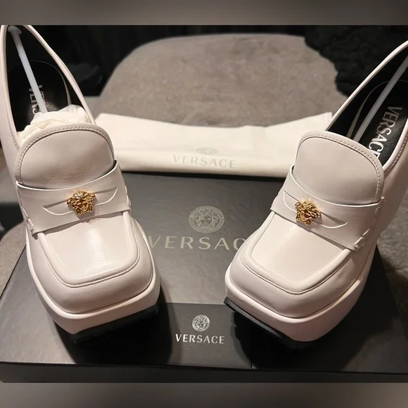 Versace: Medusa Triplatform Wedge - Picture 13 of 16